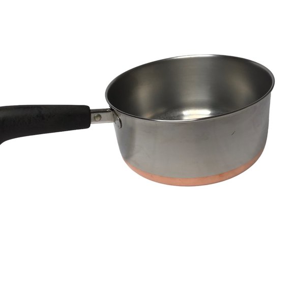 Revere Ware Revereware Large Saucepan 2 Qt 2 Quarts Copper Bottom No Lid - Picture 1 of 12